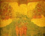 卡兹米尔马列维奇 - Sketch for the fresco Triumph of the Skies